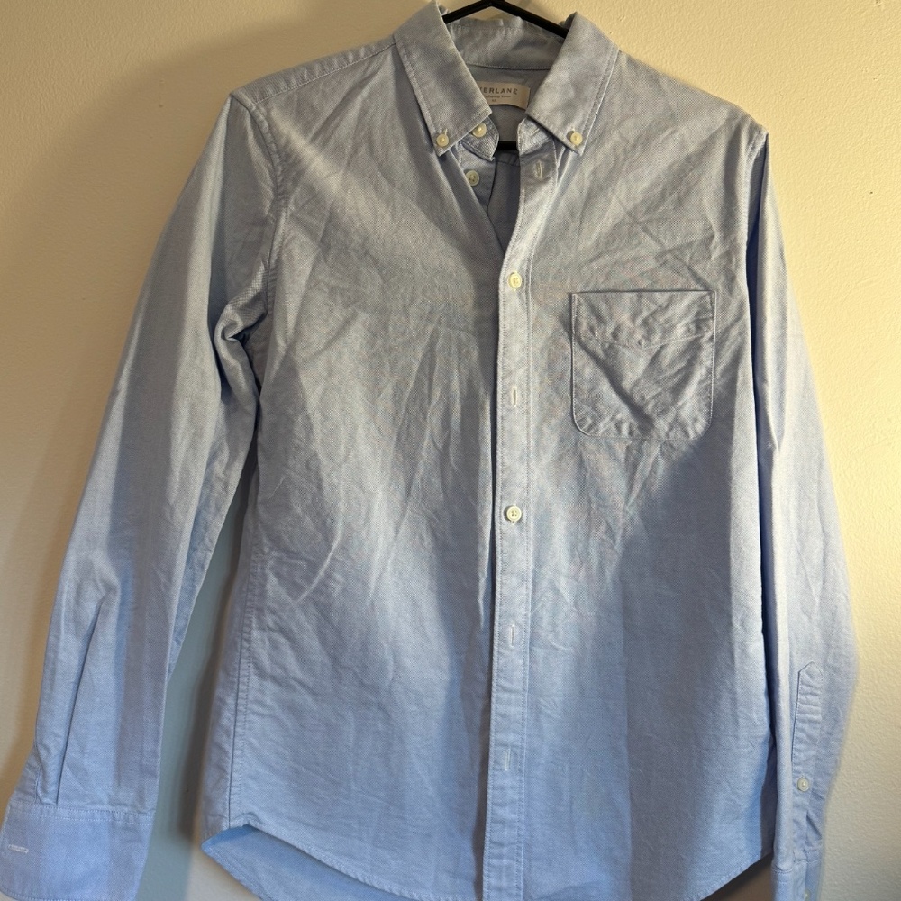 Men's XS - Everlane - NEW - The Classic Oxford Shirt, Light Blue